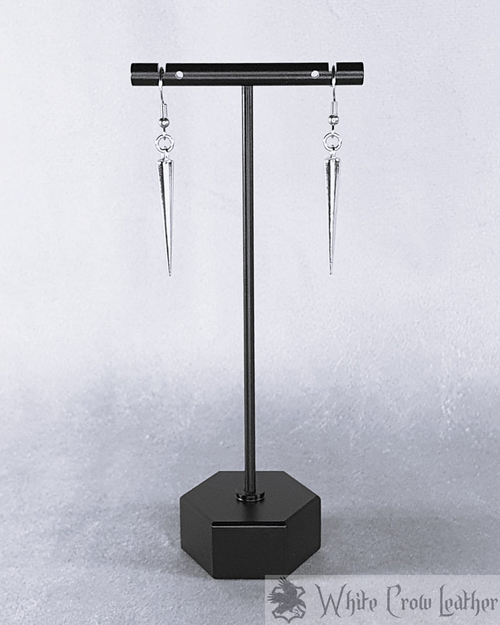 Barbarian earrings - boucles d'oreilles en acier – Image 2