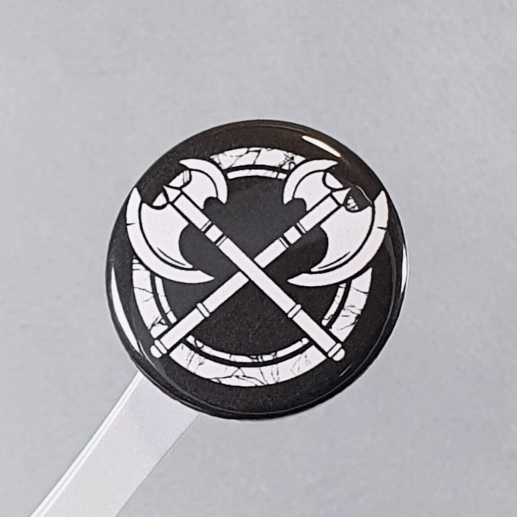 barbarian badge badge à épingle