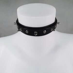 barbarian choker collier ras du cou en cuir