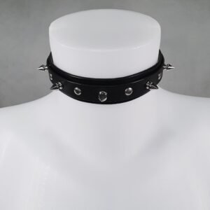Barbarian Choker – collier ras-du-cou en cuir