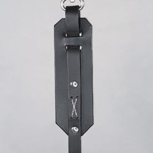 Necromancer Emblem - porte-clefs en cuir