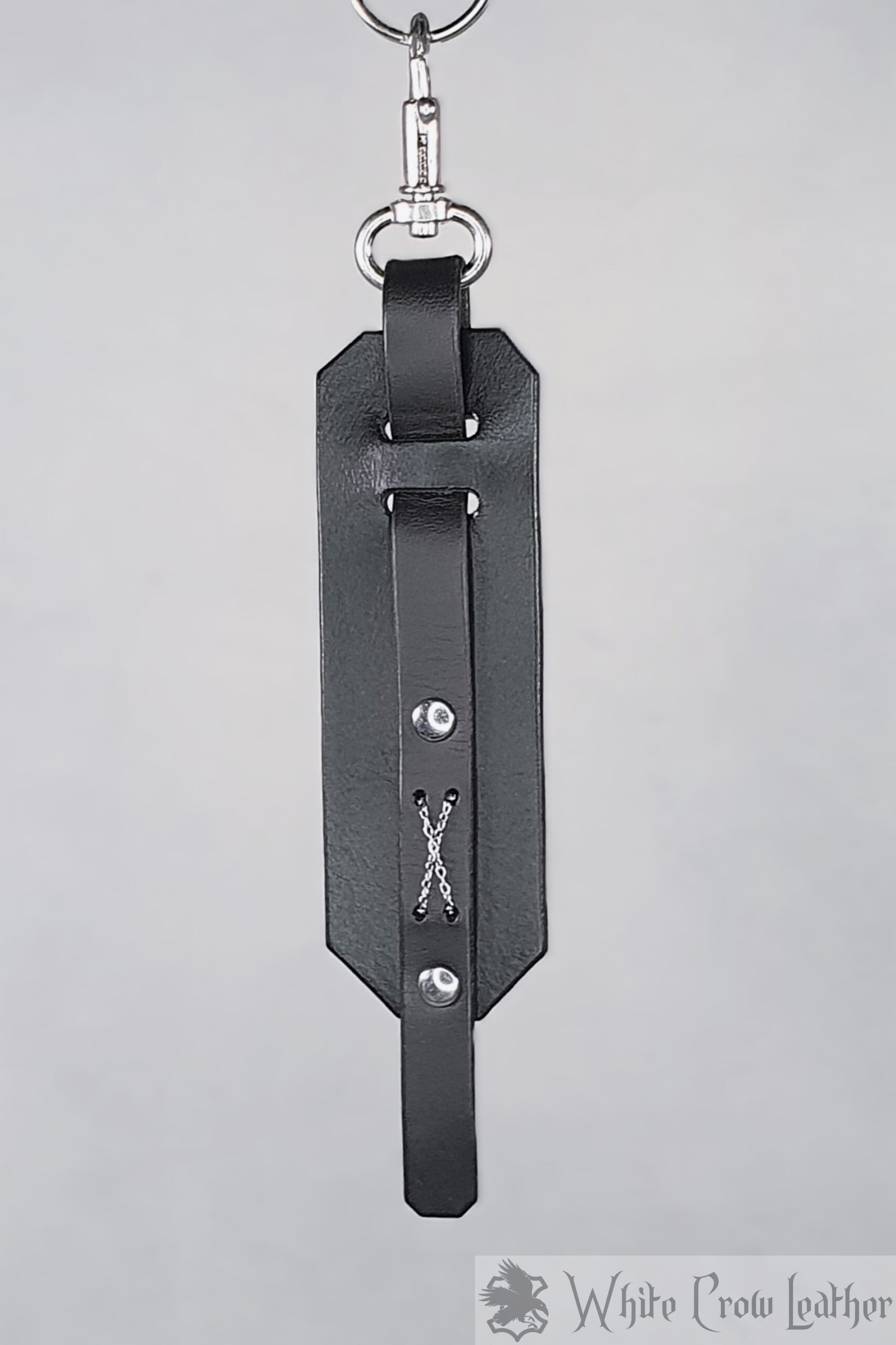 Necromancer Emblem - porte-clefs en cuir