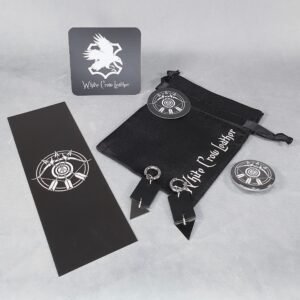 ranger earrings boucles d'oreilles en cuir et en acier