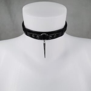 rogue choker collier ras du cou en cuir