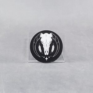 shaman earrings boucles d'oreilles en cuir et en acier