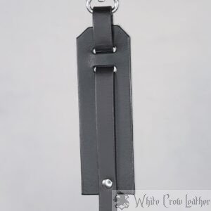 Shinobi Emblem – porte-clefs en cuir
