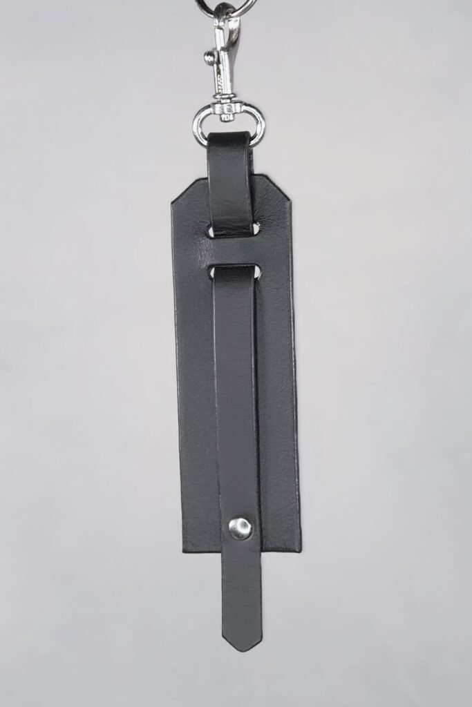 Shinobi Emblem - porte-clefs en cuir
