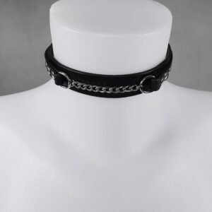 warrior choker collier ras du cou en cuir