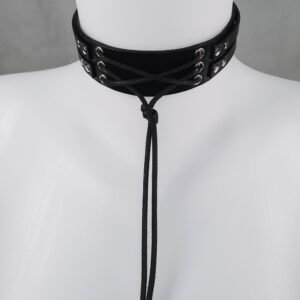 Wizard Choker – collier ras-du-cou en cuir